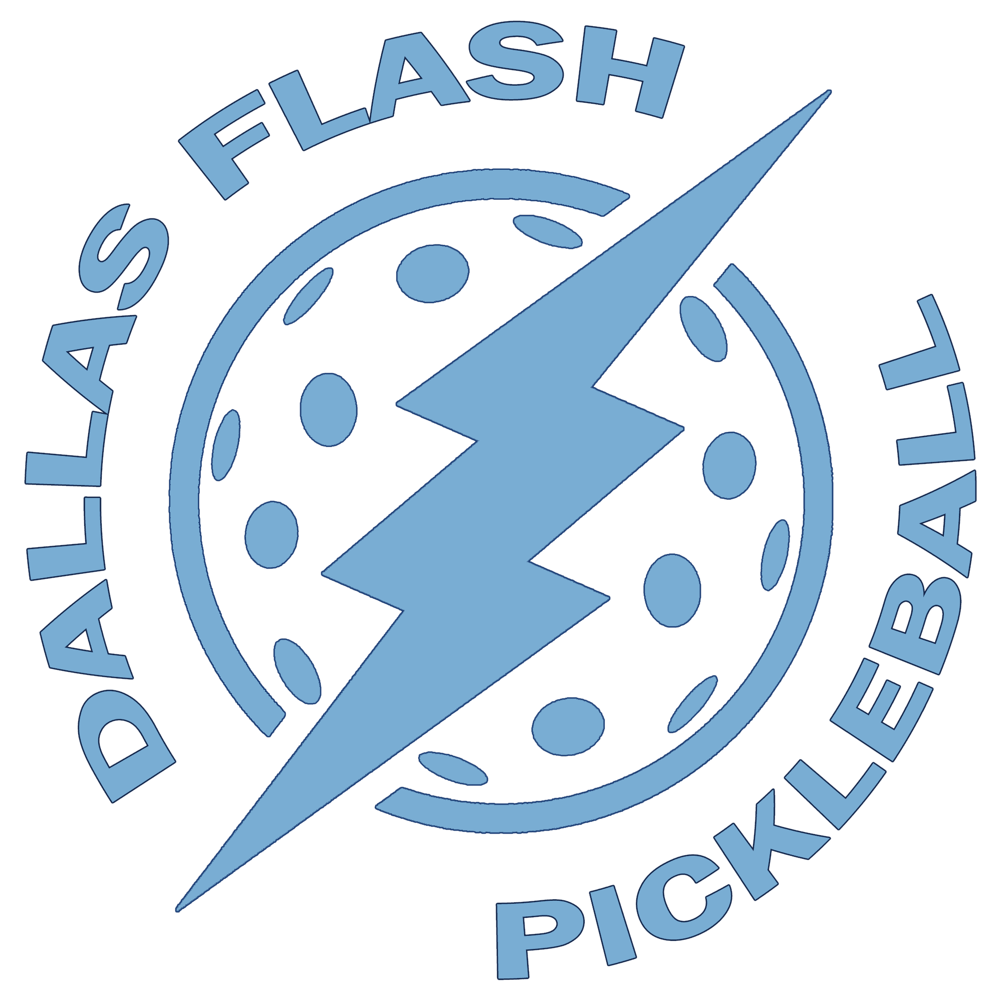DALLAS FLASH PICKLEBALL Logo